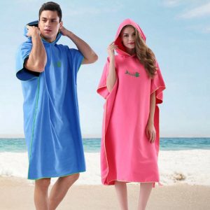 Håndklæde Poncho Tørrerobe