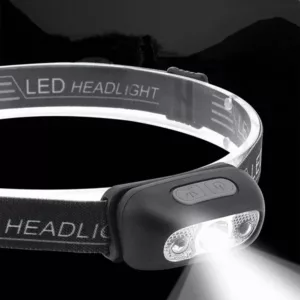 LED Genopladelig Vandtæt Pandelygte til Vandreture