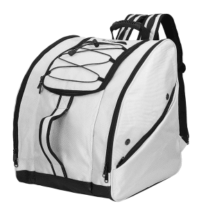Ski Boot Bag Waterproof Backpack - White