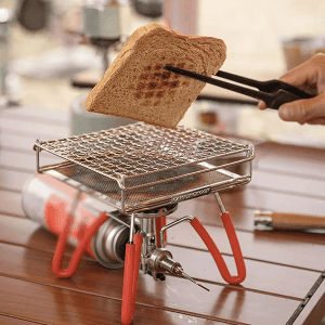 Bærbart Mini Grillrist Net til Camping