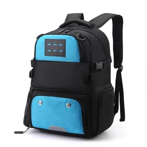 Fodboldrygsæk med skofag - Blå