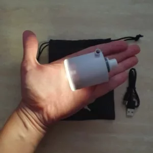 Modtog elektrisk luftpumpe bærbar oppustningsenhed fra kunde A****e.