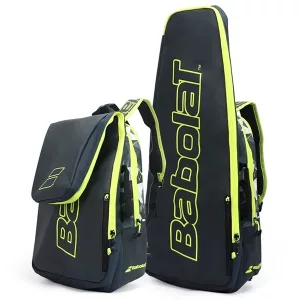 Tennis Racket Backpack Pickleball Bag - Black