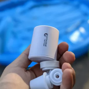 Modtog elektrisk luftpumpe bærbar oppustningsenhed fra kunde M****e.