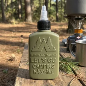 oil squeeze bottle, camping condiment container
