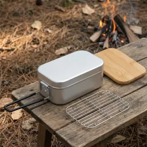 camping mess tin, camping cookware, camping lunch box